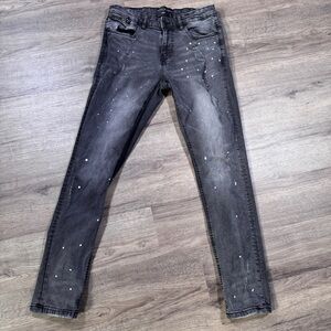 Supply & Demand 32W Stylish Gray Distressed Jeans